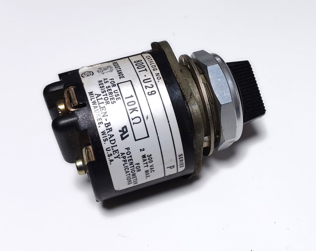 Allen Bradley 800TU29 Potentiometer Ser.P 10K Ω 300V AC/DC Potentiome