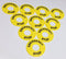10-Pack 60mm Round Plastic Emergency Stop Legend Plate for 22mm Push Button New