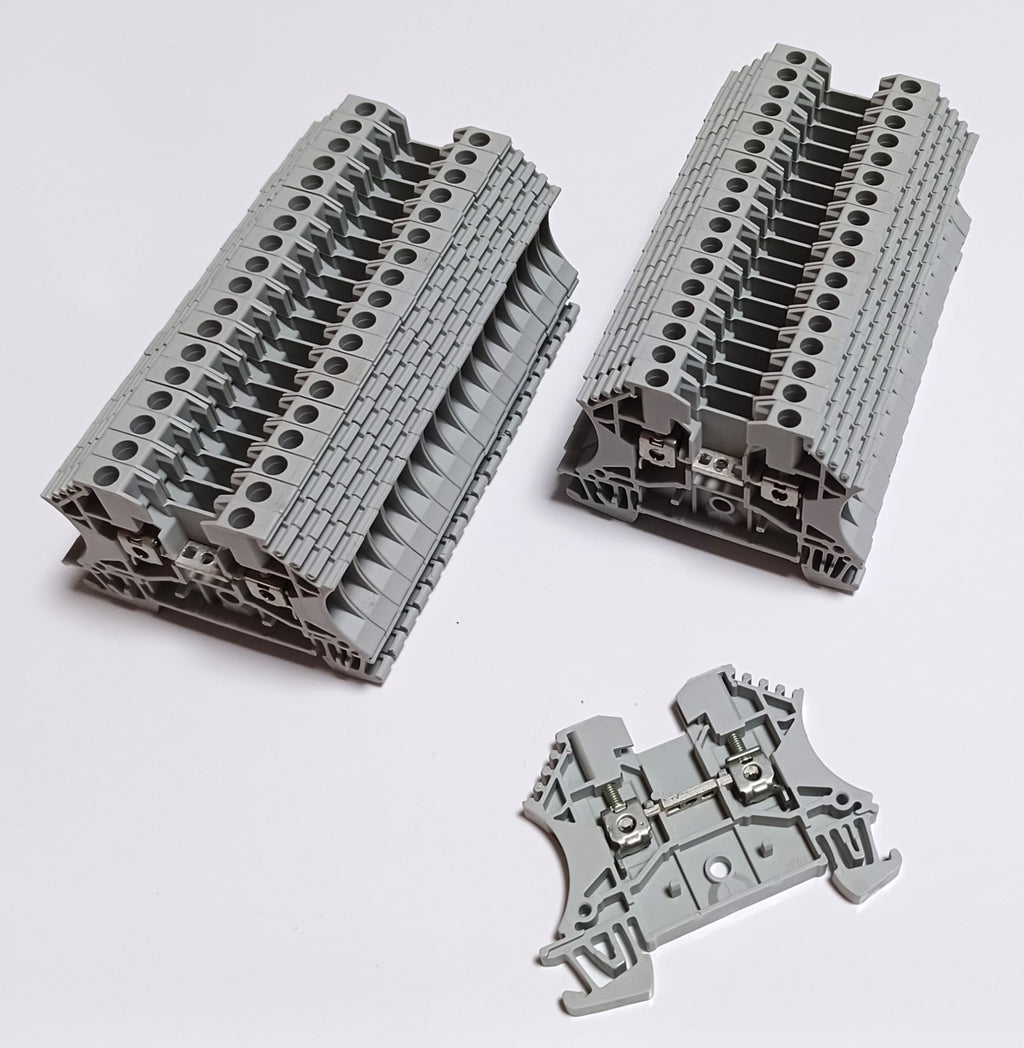 Allen Bradley 1492J3 Feed Thru Screw Gray Terminal Block ( Lot of 36