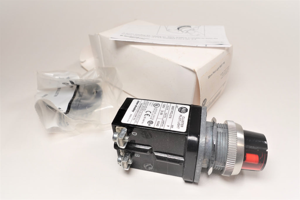 Allen Bradley 800TPCL216 SerP 30mm Cluster Pilot Light 120VAC NIB