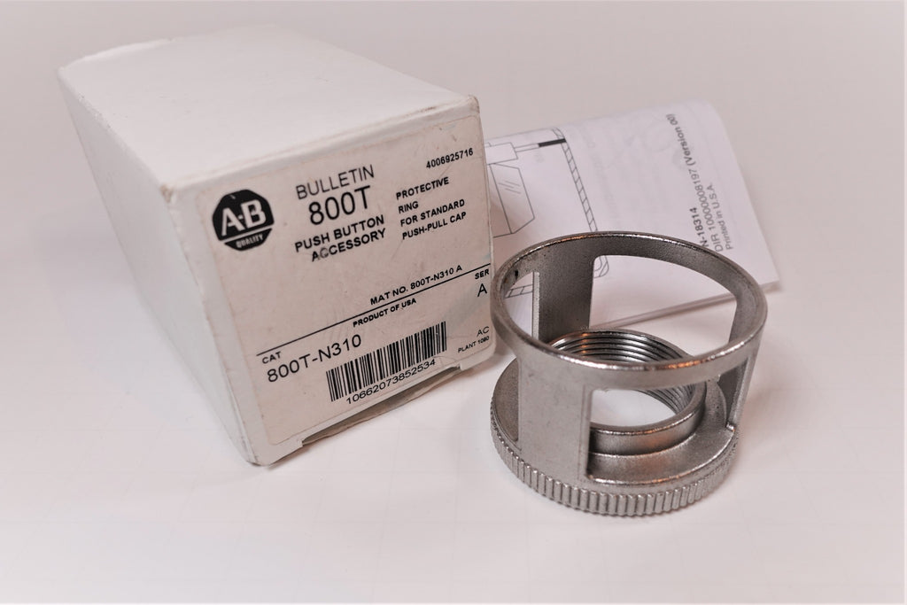 Allen Bradley 800TN310 SerA EStop Protective Ring PLC BARN