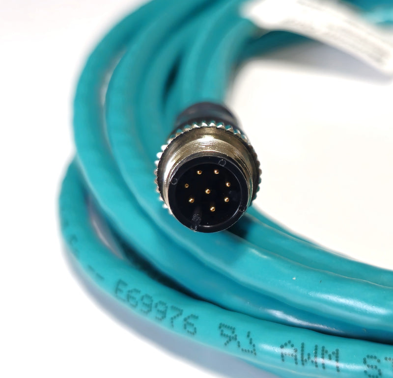 Mencom MDE45-8MP-RJ45-5M 8-Pin Male Straight to RJ45 Ethernet Cable - New