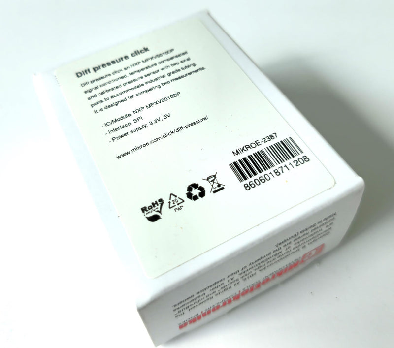 MikroElektronika MIKROE-2387 Diff Pressure Click - New