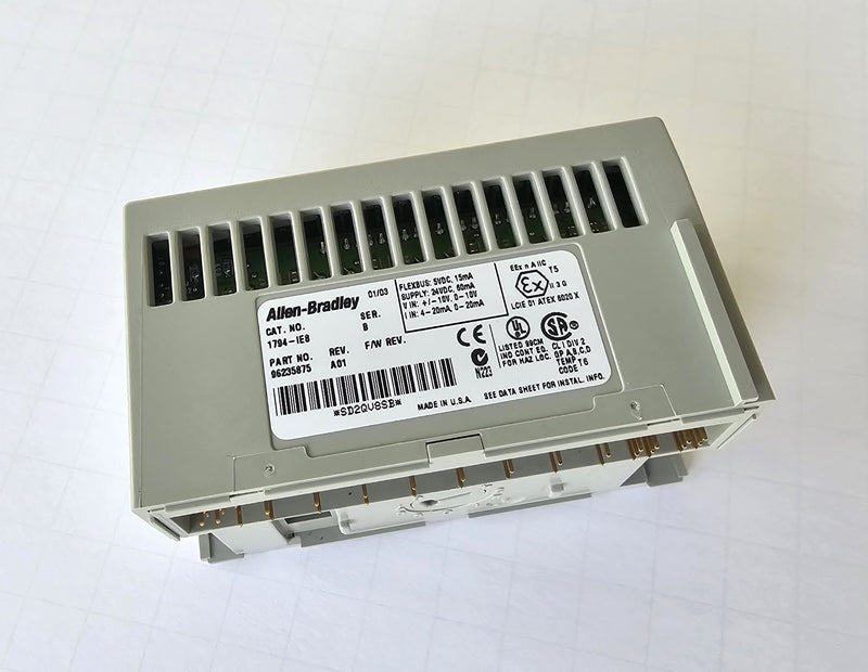 Allen Bradley 1794-IE8 Ser.B Rev A01 Flex IO Analog Input Module - New ...