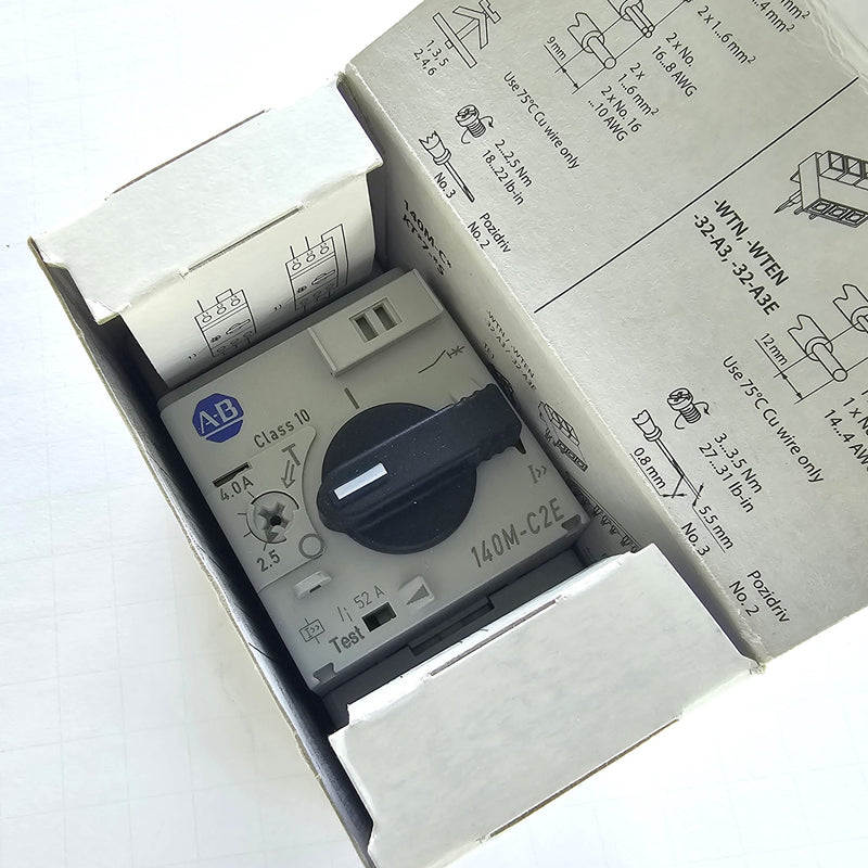 Allen Bradley 140M-C2E-B40 2.5-4.0A Motor Starter Circuit Protector - New