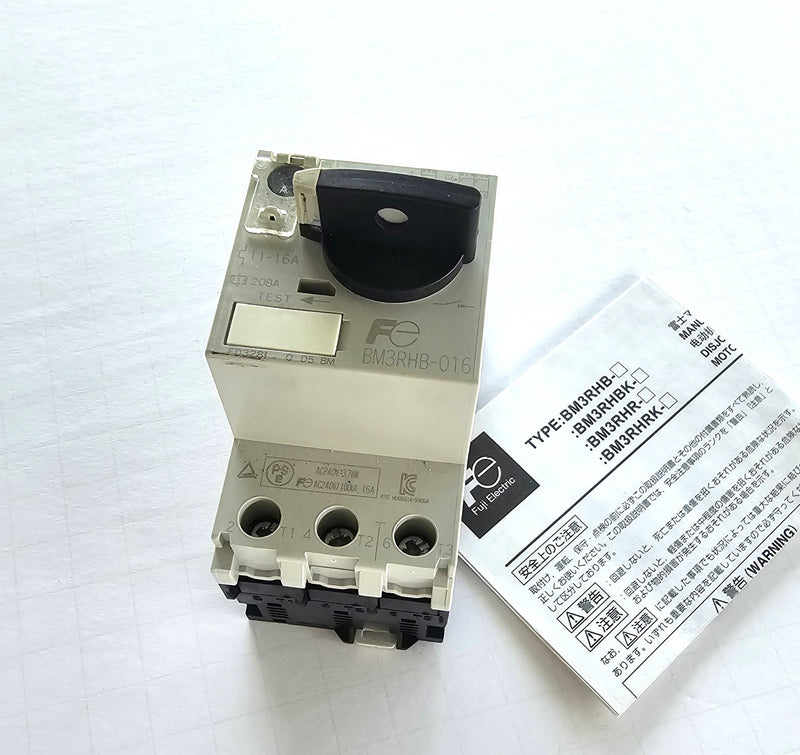 Fuji Electric BM3RHB-016 11-16A Manual Motor Starter - New