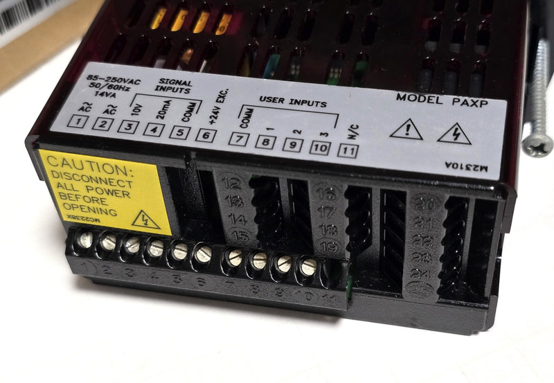 Red Lion PAXP0000 Digital Panel Meter PAXP w/ PAXCDS20 Quad Relay - New