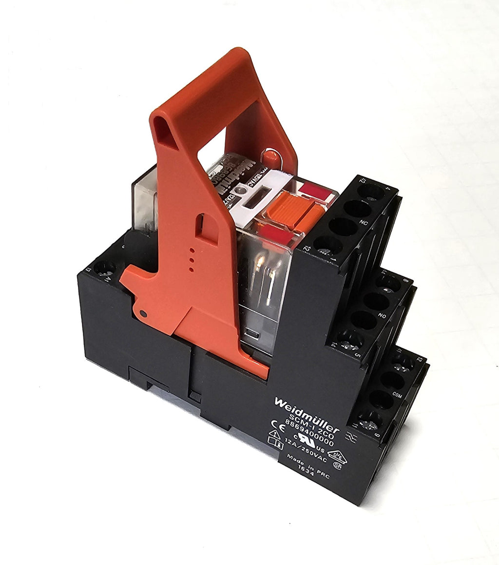 Rcm Relay Weidmuller SCM-I 4CO Base & 1180800000 RCM 570615 Relay Assembly 115VA ...