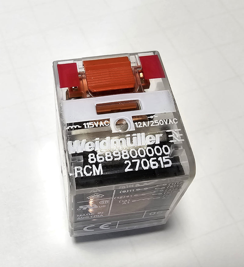 Weidmuller SCM-I 4CO Base & 1180800000 RCM 570615 Relay Assembly 115VA ...