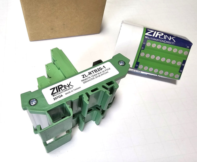 Automation Direct Zip Link ZL-RTB20-1 24-Pole Remote Terminal Breakout Block