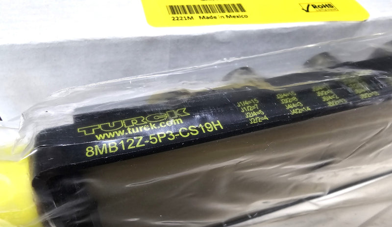Turck 8MB12Z-5P3-CS19H Multi Box 8-Port Multi Junction Block - New
