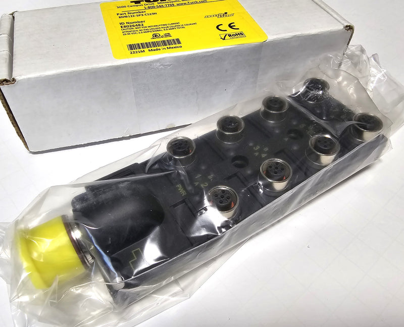 Turck 8MB12Z-5P3-CS19H Multi Box 8-Port Multi Junction Block - New
