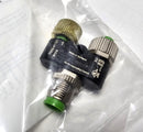 Murr Elektronik 7000-41121-0000000 M12 T Coupler Male to dual Female Ports - New