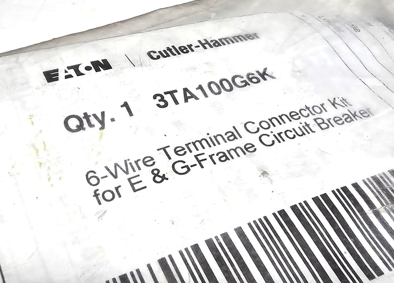 Eaton 3TA100G6K 6-Wire Terminal Connector Kit for E & G Frame Circuit Breakers