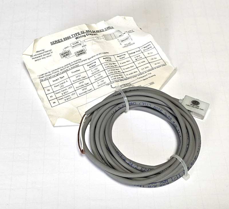 Destaco 810-152 Cylinder Reed Switch 5-120V AC/DC Series 8000 - New
