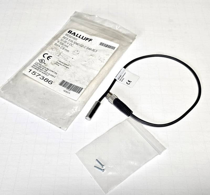 Balluff BES 516-3040-I02-C-S49-00,3 Inductive Proximity Sensor 10-30VDC - New