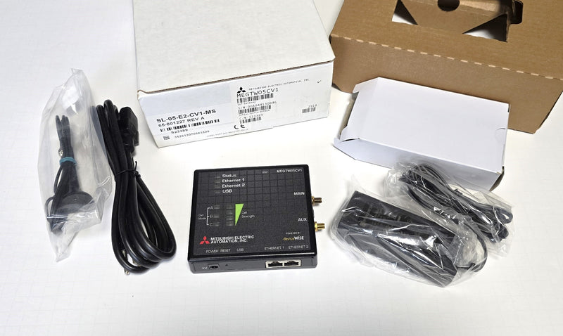 Mitsubishi MEGTW05CV1 IoT PLC Gateway SL-05-E2-CV1-MS Network Modem Kit - New
