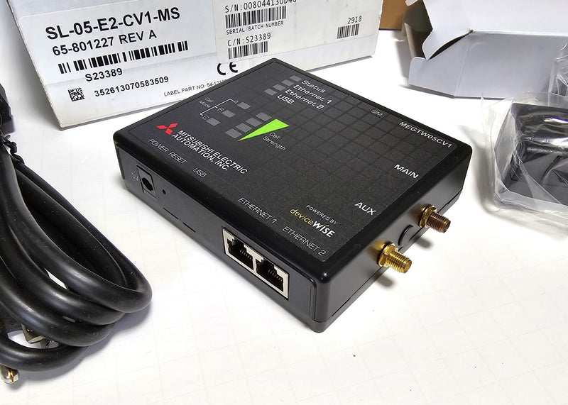 Mitsubishi MEGTW05CV1 IoT PLC Gateway SL-05-E2-CV1-MS Network Modem Kit - New
