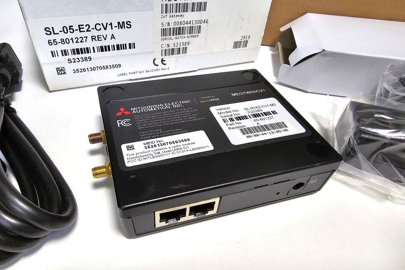 Mitsubishi MEGTW05CV1 IoT PLC Gateway SL-05-E2-CV1-MS Network Modem Kit - New