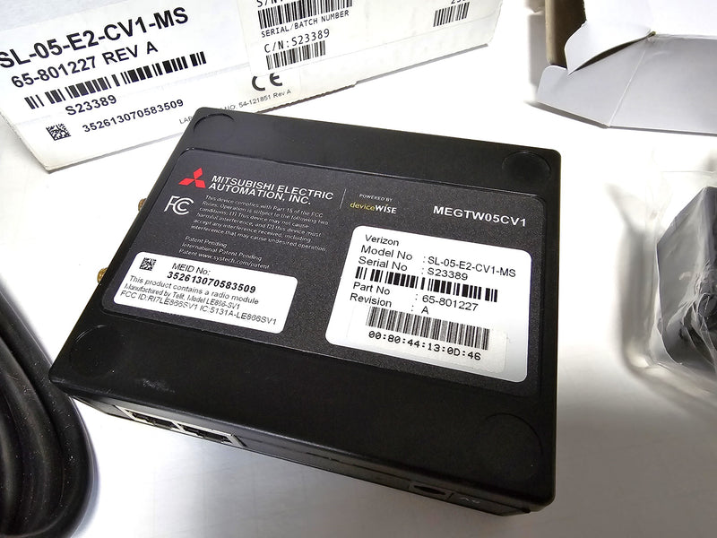 Mitsubishi MEGTW05CV1 IoT PLC Gateway SL-05-E2-CV1-MS Network Modem Kit - New