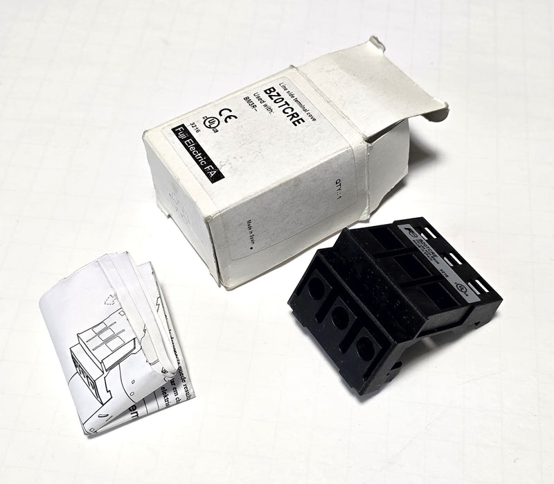 Fuji BZ0TCRE Line Side Terminal Cover for BM3R Manual Motor Protector - New