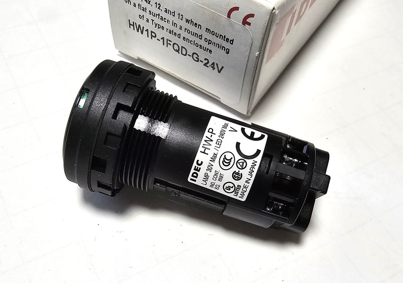 Idec HW1P-1FQD-G-24V Green HW-P Pilot Light - New