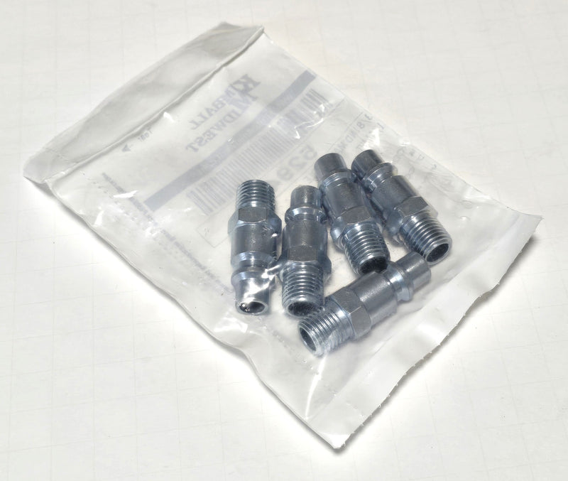 Kimball Midwest 52945 5-Pack 3/8 Industrial Male Nipple 1/4 MPT - New / Sealed