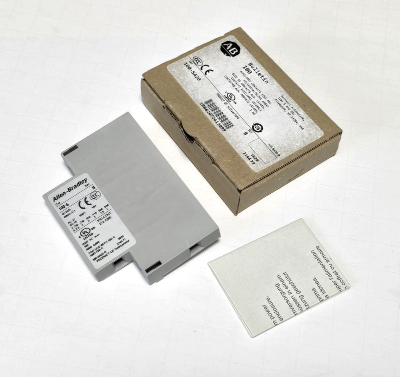 Allen Bradley 100-SA20 Auxiliary Contact Block - New