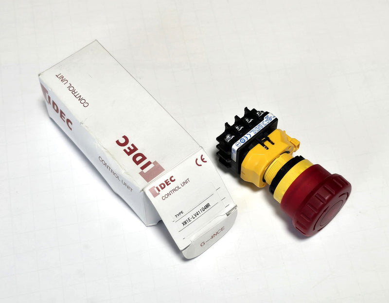 Idec XW1E-LV411Q4MR Safety Emergency Stop Push Button - New