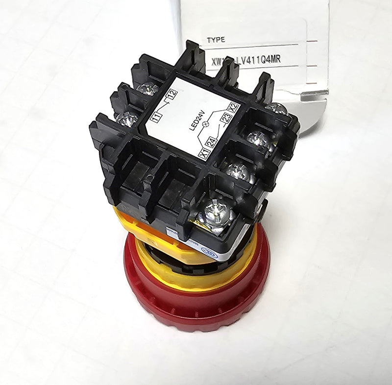Idec XW1E-LV411Q4MR Safety Emergency Stop Push Button - New