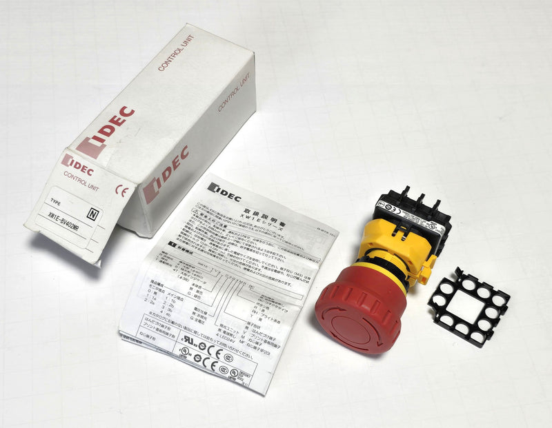 Idec XW1E-BV402MR 22mm Emergency Stop Push Button - New