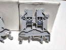 C3Controls WTB2-W2 ( Lot of 176 ) Gray Terminal Blocks 22-14 AWG 20A - New