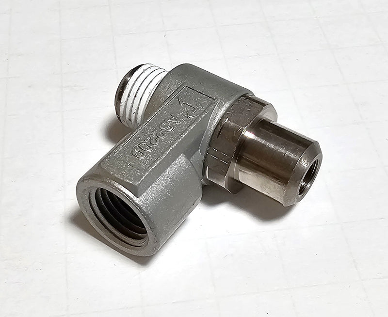SMC AS2200 Tamper Proof Flow Control Meter Out Pneumatic Fitting - New