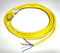Mencom MINC-4FPX-4M-R Yellow 4-Pin 90 Deg to Flying Leads 4m Cable - New
