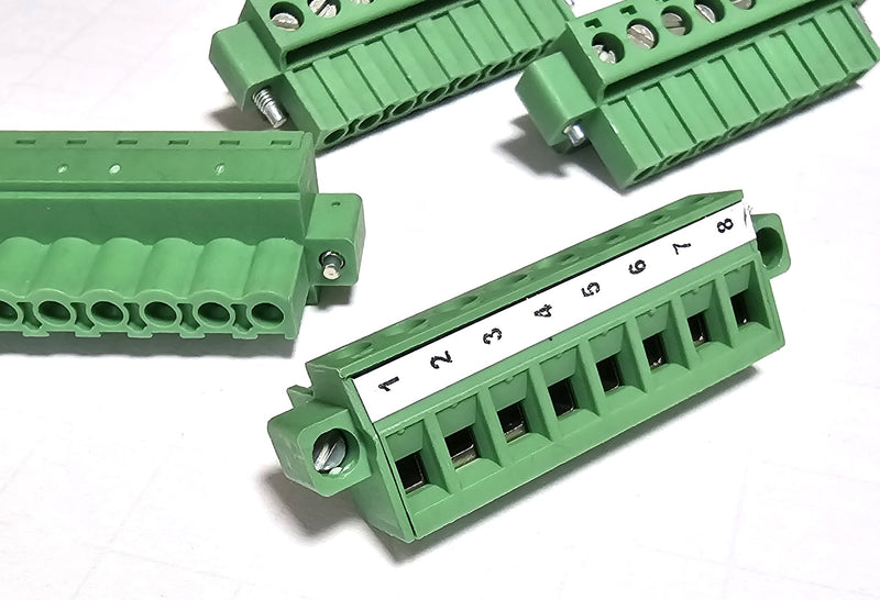 Phoenix Contact MSTBT 2.5-5.08 8-Pin Terminal Block Plug Connector - New 4-Pack