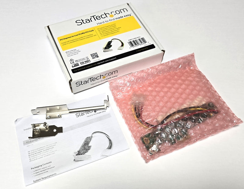 Star Tech PEX1PCI1 PCI Express to Low Profile PCI Interface Card