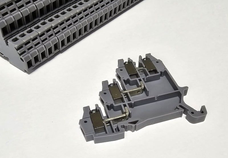 EURO Z 2.5 / 35 ( Lot of 37 ) Gray 10A 26-14 AWG 3-Layer Terminal Blocks - New