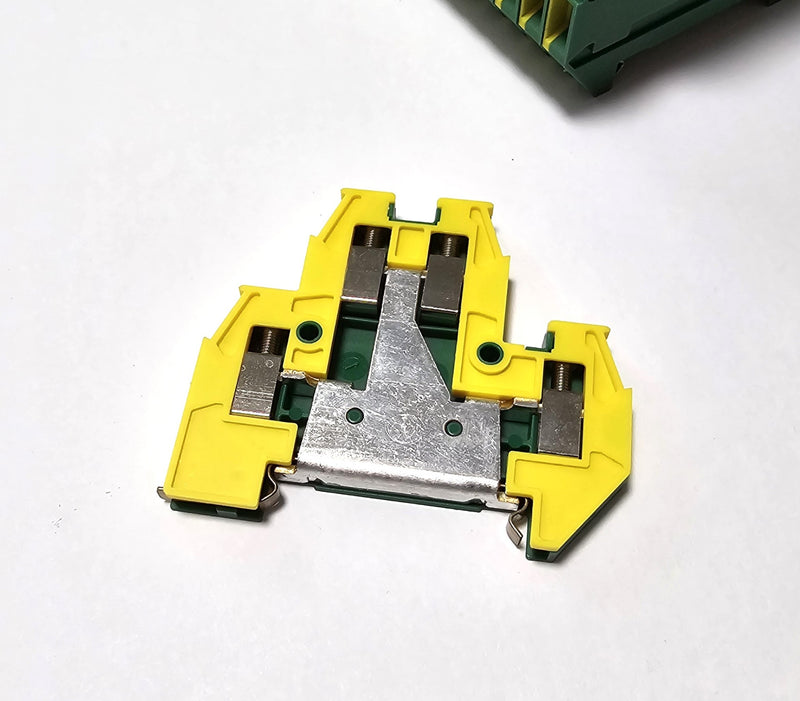 Sprecher + Schuh V7-WDG4C ( Lot of 17 ) Ground Terminal Blocks - New