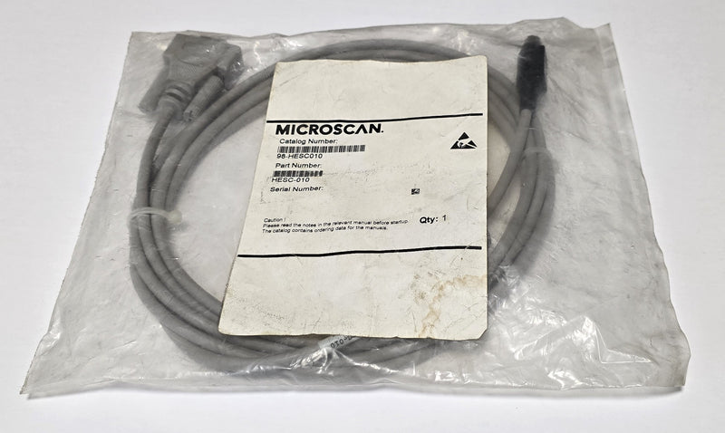 Microscan HESC-010 HawkEye 1500 98-HESC010 Scanner Configuration Cable - New