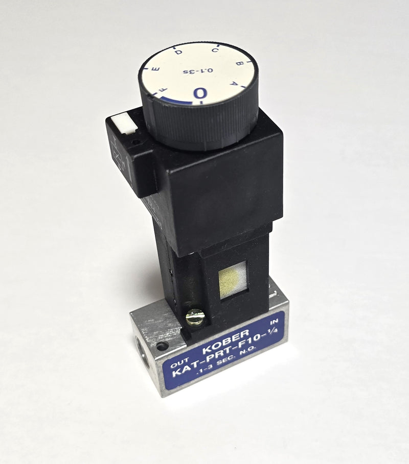 Parker PRT-F10 Pneumatic Timer Delay 0.1-3 Sec. Kober KAT-PRT-F10-1/4 - New