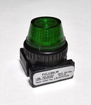 C3Controls FVLU24LW Green Lens 24V AC/DC Panel Indicator Pilot Light - New
