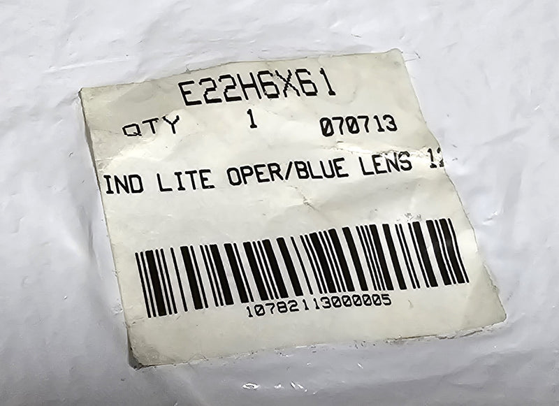 Eaton Cutler Hammer E22H6X61 Blue LED Indicator 120V w/ E22DE & Latch - New