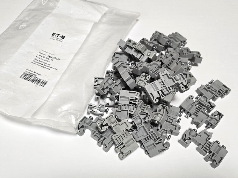 Eaton XBAES35T ( Lot of 29 ) Terminal Block End Anchor - New