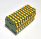 Entrelec M6/8P ( Lot of 11 ) Green / Yellow Ground Terminal Block - New