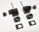 Solenoid 3-Wire DC Din Connector / Black ( Lot of 2 )  w/ LED indicator - New