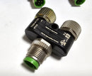 Murr Elektronik 7000-41121-0000000 ( Lot of 13 ) T Coupler I/O Splitter  - Used