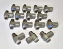 SMC AS2210 ( Lot of 15 ) Tamper Proof Flow Control Meter IN Pneumatic Fittings