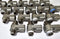 SMC AS2200 ( Lot of 17 ) Tamper Proof Flow Control Meter Out Pneumatic Fittings