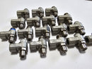 SMC AS2200 ( Lot of 17 ) Tamper Proof Flow Control Meter Out Pneumatic Fittings