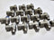 SMC AS2200 ( Lot of 17 ) Tamper Proof Flow Control Meter Out Pneumatic Fittings